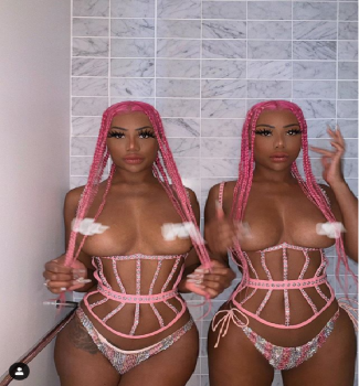 Les jumeaux, Shannon et Shannade exposent leurs seins nus dans une photo très torride